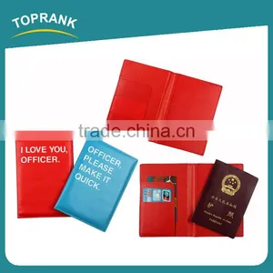 Toprank Multifunction Foldable PU Leather Travel Organizer Passport Wallet Card Holder Travel Passport Cover For Promotion thumbnail-1