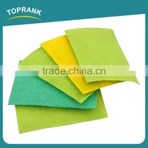 Toprank Colorful 5pcs Washing Dish Mesh Scourer Scrubbing Cleaner Scrub Sponge Pad Kitchen Scouring Pad thumbnail-1