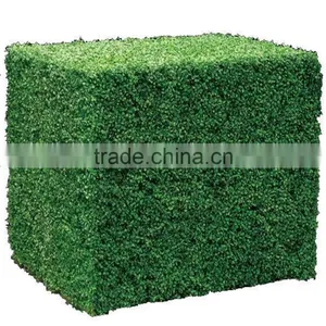 LXY072019 Christmas Decoration Plastic Green Fence Artificial Boxwood Hedge thumbnail-6