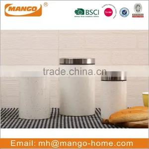 Simple Metal Kitchen Canister Set thumbnail-3