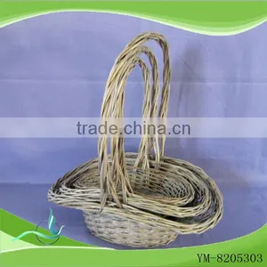 Widely Used Environmental Protection Wicker Baskets for Flower thumbnail-1