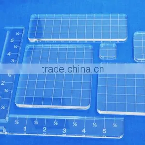 6 pc Clear Acrylic Stamps Block Wholesale thumbnail-1