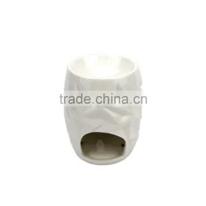 2016 Eco-Friendly Elegant White 3 D Hollow Ceramic Essential Oil Burner for Home Decoration thumbnail-2
