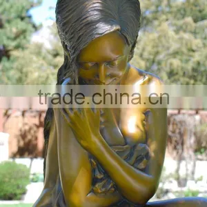 Bronze Foundry Metal Craft Folk Art Nude Woman Bronze Sculpture thumbnail-2