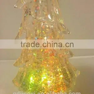 14.8inch New Acrylic Product Transparent LED Lighted Christmas Tree for Christmas Decoration thumbnail-6