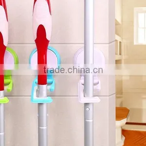 Vacuum Suction Cup Bathroom and Kitchen Plastic Mop Frame/holder thumbnail-2