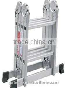Finether 12.1 FT Heavy Duty Aluminum Multi Purpose Folding Extension Ladder With 2 Panels 330lb Capacity thumbnail-1