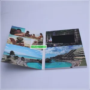 2017 Innovative 4.3″ Video Greeting Card/name Card, Custom Video Business Card thumbnail-3