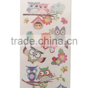 OEM Owl Design Decorative Shinny Glitter Sticker thumbnail-1