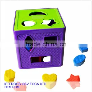 Children Plastic Jigsaw Puzzle Wiht Moonand Star , Plastic Puzzle Eductional Toys for Kids thumbnail-1