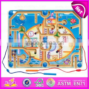 2016 New Design Wooden Children Play Maze,popular Wooden Children Play Maze,wholesale Wooden Children Play Maze W11H013 thumbnail-1