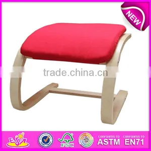 Top Quality Classic Upholstered Dining Chair for Kids,Elegant Wooden Toy Upholstered Dining Chairs,wooden Relax Chair W08F026 thumbnail-1