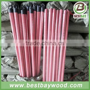 Pvc Coated Wooden Stick/plastic Broom Handle/ thumbnail-1