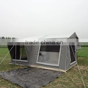 Double 7FT Cab Pickup Large Military Trailer Tent for Camping thumbnail-1