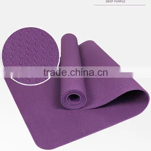 Wholesale ECO Custom Label Anti-slip TPE Yoga Mat For Fitness thumbnail-2