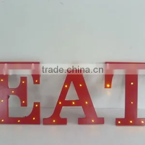 CUSTOMIZED Indoor 3D Led Sign Letters EAT thumbnail-1