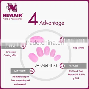 2017 New 3D Fashion Oval Colorful Artificial Art Nail Tips thumbnail-6