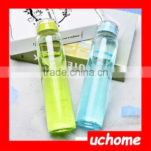 UCHOME Clear Empty Glass Water Bottles Sports Drinking Bottles Automotive Glass Bottles thumbnail-2