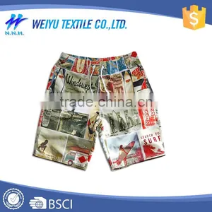 Printed Vintage Funny Fabric Beachwear Swimwear for Man thumbnail-1