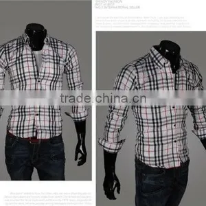 Mens Plaids/checks Classic Shirts 16 Colors Stock Hot Sale Man Shirts thumbnail-5