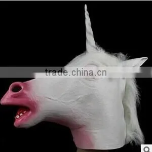 Hot Sale Unicorn Mask , Latex Mask thumbnail-1
