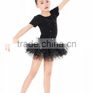 2017 Newest Beauty Girls Bowknot Flower Princess Party Chiffon Kids Tutu Dress thumbnail-2