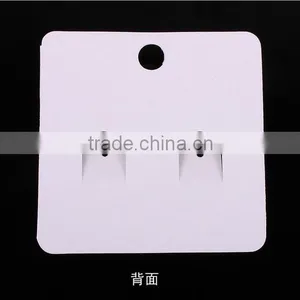 Custom Printing Eco-friendly Jewelry Packaging Cards White Paper Jewelry Display Cards for Necklace and Earrings Set thumbnail-4