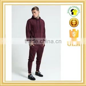 Mens Pullover Tracksuit Poly Tricot Tracksuit Gym Tracksuit Custom thumbnail-1