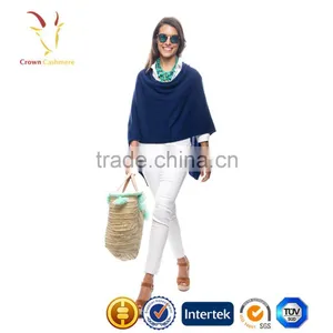 2016 Super Soft Luxury Women Cashmere Wool Poncho Crochet thumbnail-2