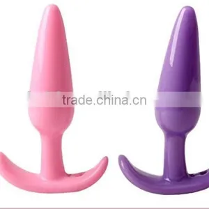 High Quality Handle Ring Hot Sale Anal Plug/vagina Silicone Massager Sex Toys, Hot Selling, Silicone thumbnail-1