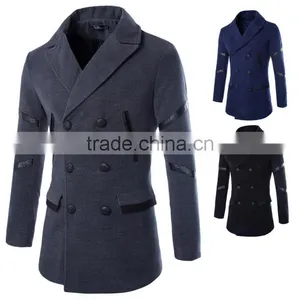 Custom Made Fashion Overcoat, Wholesale Design Quality Mens Winter Clothing thumbnail-1