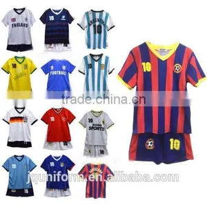 Football Summer Shorts Boys New Girls Top Vest Kit Set Size Boys Girls Sports Wear thumbnail-1