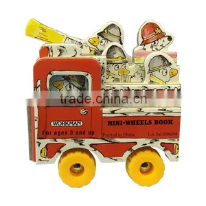 Mini-wheels Book Children Board Book Grey Board Die Cutting Book Customizable Puzzle Book thumbnail-2