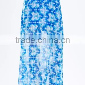 Sexy Beach Wear Tie-dye Print Maxi Skirt Chiffon Belly Dance Arabic Sexy Dance Long Skirt 2015 thumbnail-6