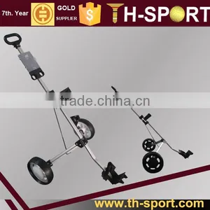 Super Light Foldable Aluminum Hand Golf Trolley thumbnail-1
