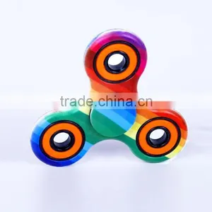 Colorful Fingertips Gyro Fidget Spinner Fingers Rotating Decompression Camouflage Spiral Steel Ball Models thumbnail-6