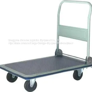 Medium Duty Stainless Steel Flatbed Cart , Metal Trolley thumbnail-1