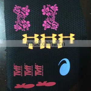 EN471 Custom Non-stretch Rainbow Reflective Vinyl Logo Heat Press on Polyester Shirts thumbnail-3