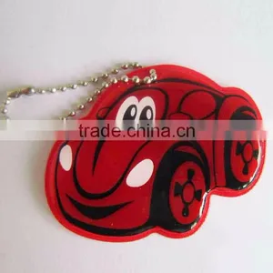 Animal Shape Reflector Keychain Plastic Reflective Toys for Safety thumbnail-5