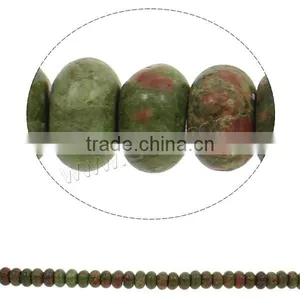 Rondelle 10x6mm Ruby in Zoisite Gemstone Beads thumbnail-3