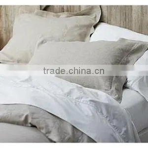 100% Stone Washed Soft Linen Dyed Bedding Sets/natural Linen Sheet Sets China Manufacturer thumbnail-6