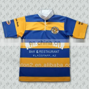 New Design Sublimation Cotton Rugby Shirts thumbnail-1