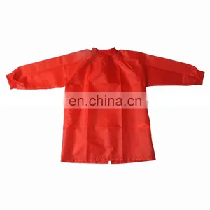 Red Colour 100% Polyester Kids Smock thumbnail-1
