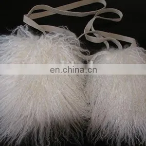 Mongolian Lamb Fur Bag thumbnail-1