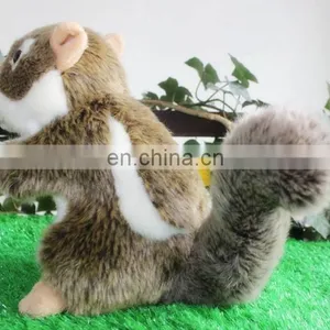 High Quality Realistic Squirrel Eating Hazel Plush Toy thumbnail-4