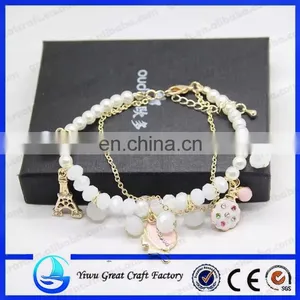 Bead and Alloy Composed Bracelet Hand Chain Wholesale thumbnail-4