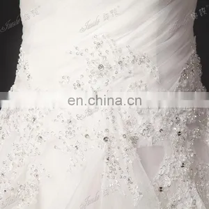 2015 Newest Design Sweetheart Neckline Tired Lace Appliqued Wedding Dresses Cascade Imported From China thumbnail-6