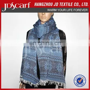 Economical Custom Design Poncho Shawl Scarf thumbnail-3