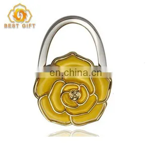 Hot Fashion Beautiful Metal Rose Purse Hanger thumbnail-3