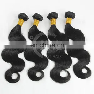 2014 New Arrival 100% Virgin Wholesale Malaysian Hair Weave Top Quality Long Body Wave For Thin Hair thumbnail-1